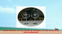 20oz Mother of the Bride  Mother of the Groom 2 wine glasses 32bb3322