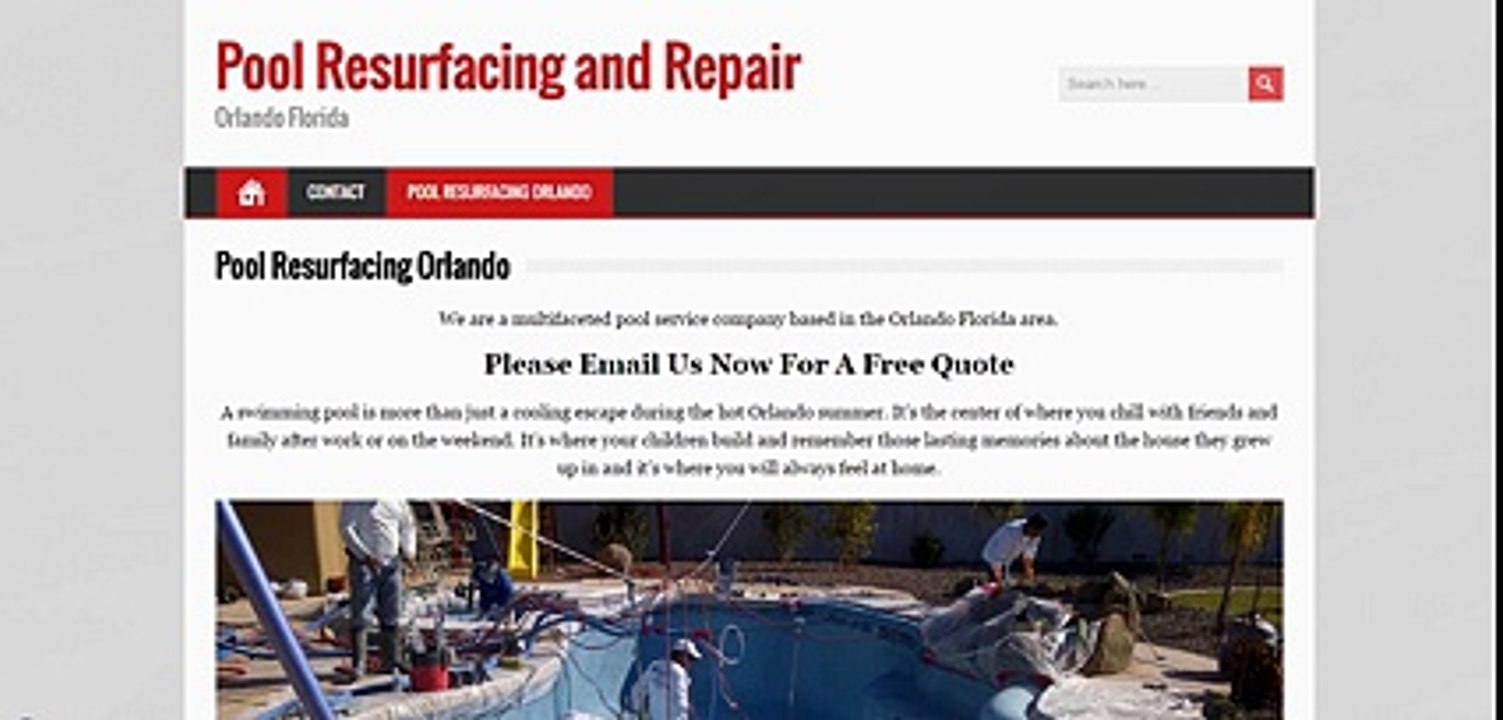 Pool Resurfacing Clermont