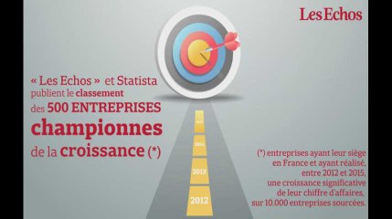 Les 500 entreprises françaises championnes de la croissance