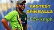 Top 10 Fastest Spin Balls Ever Bowled in Cricket    Spin Vs Pace Bowling