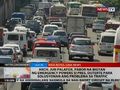 Arch. Jun Palafox, pabor na bigyan ng emergency powers si Pres. Duterte