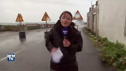 Tempête Kurt: le vent souffle très fort… sur une journaliste BFMTV