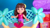 Dora the Explorer, Dora Into the City Has a Playa Cabana, a Beach Cabana and Plays at the Beach