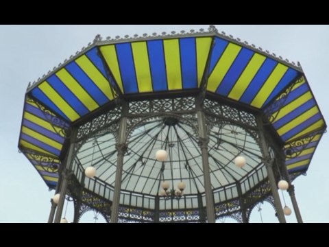 Napoli - Villa Comunale, inaugurata Cassa Armonica ma c'è ancora degrado (02.02.17)