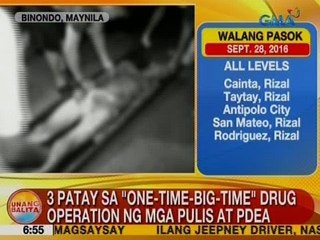 UB: 3 patay sa 'one-time-big-time' drug operation ng mga pulis at PDEA sa Binondo