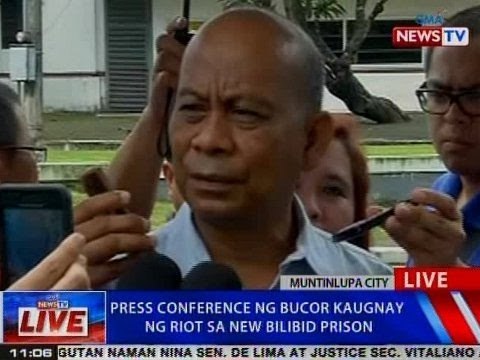 NTVL: Press conference ng BuCor kaugnay ng riot sa New Bilibid Prison