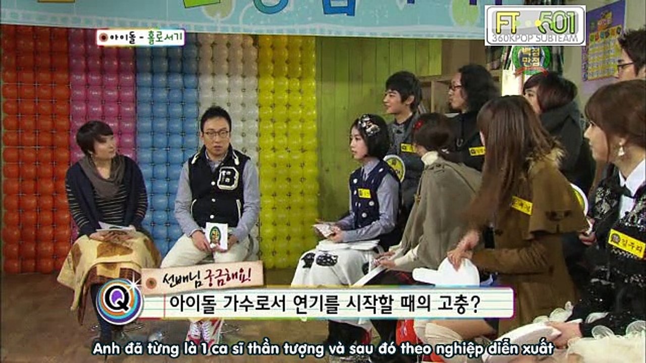[Vietsub][FT501Team@360Kpop] 110122 Oh!My School (100 Points out of 100) EP10_2