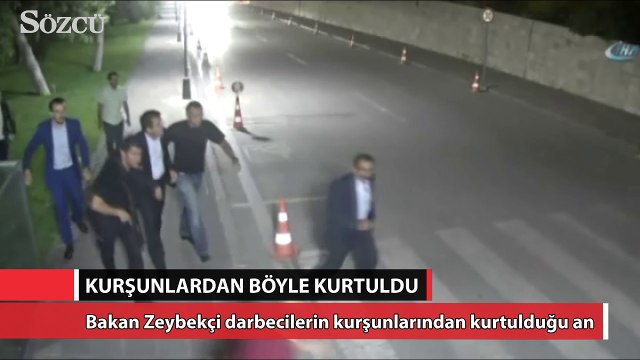 Bakan Zeybekci darbecilerin ateşinden böyle kurtulmuş