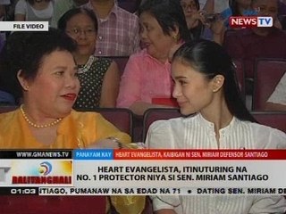 BT: Heart Evangelista, itinuturing na no.1 protector niya si Sen. Miriam Santiago