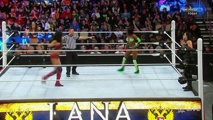 Brie Bella and Alicia Fox vs. Naomi and Tamina