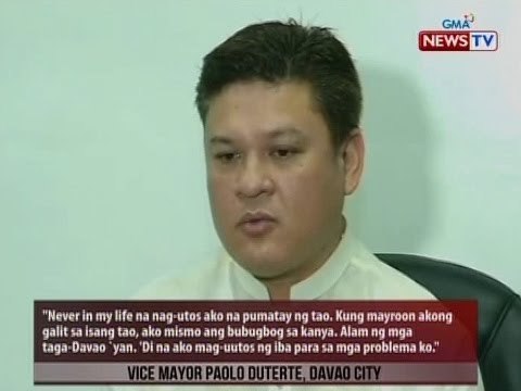 SONA: Vice Mayor Paolo Duterte, itinanggi ang mga paratang ni Edgar Matobato laban sa kanya
