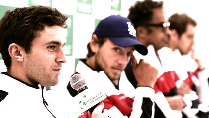 Coupe Davis 2017 - Gilles Simon : "Gagner 3-0 face au Japon, c'est important"