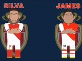 Is Man Utd's target Bernardo Silva as good as James?