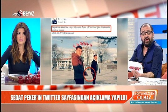 Sedat Peker Evet kampanyasına böyle katıldı