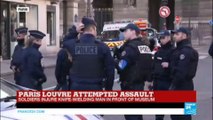 Paris: Police found no explosives on machete-wielding attacker bagpack, investigation ongoing