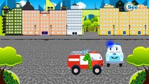 The Fire Truck adventures with Cars + 1 hour vehicles kids videos compilation incl Ambulance Part 2