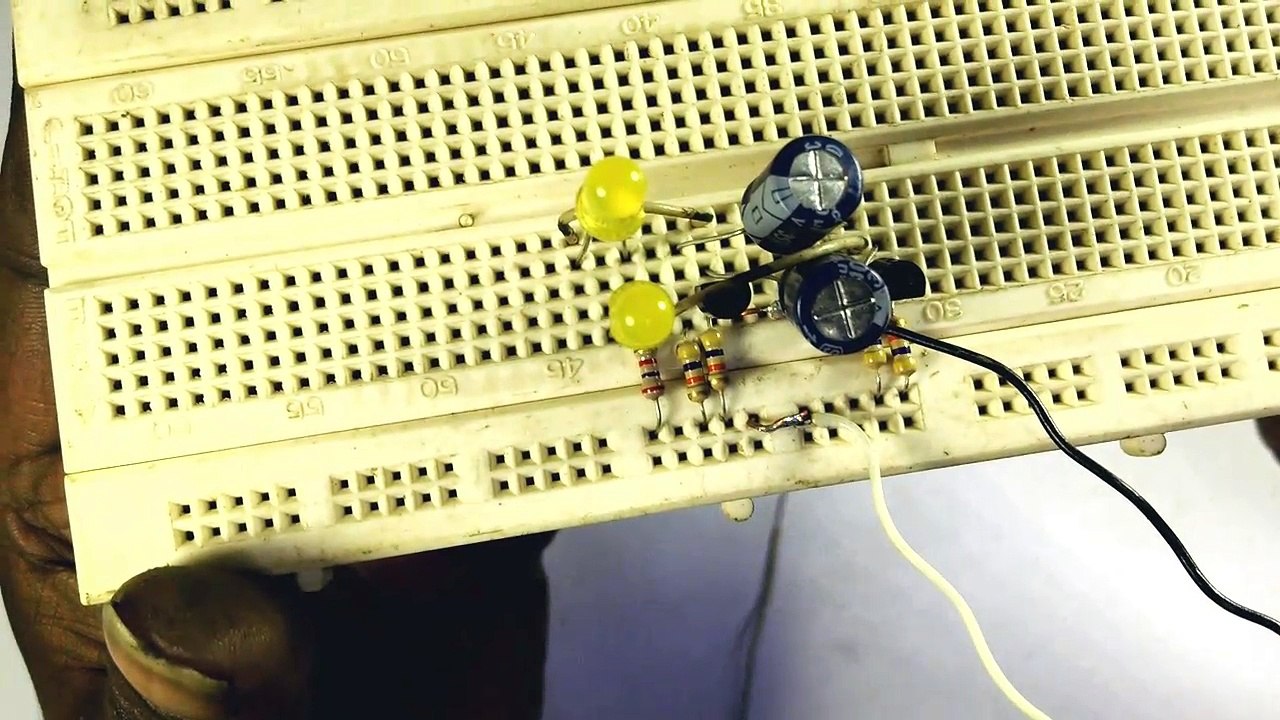 how to make led flashing lights