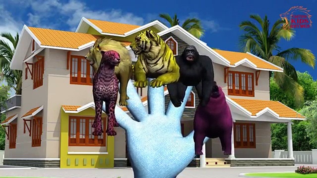 Animals Finger Family Song 3d Animation Song | English Nursery Rhyme