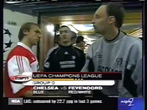 14.03.2000 - 1999-2000 UEFA Champions League 2nd Group Round Group C Matchday 5 Feyenoord 1-3 Chelsea FC