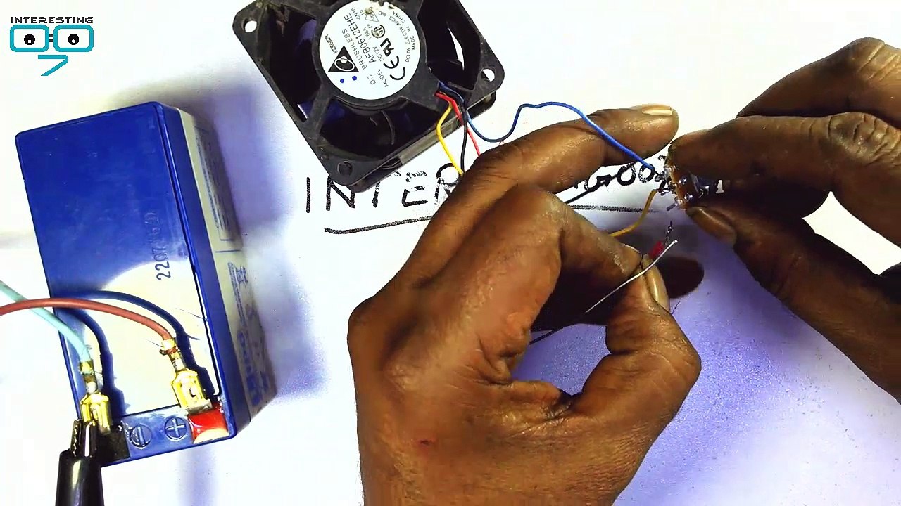 how to DC fan speed control