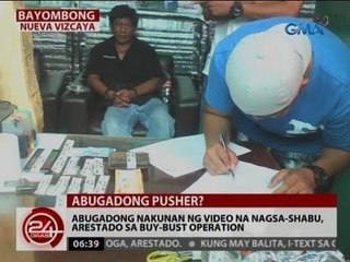 24 Oras: Abugadong nakunan ng video na nagsha-shabu, arestado sa buy-bust operation