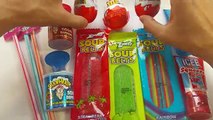A lot of New Candy Icee Squeeze Pixy Stix Kinder Surprise Eggs WarHeads