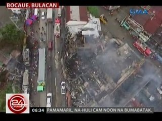 Mga tindahan at establisimyento sa lugar, tila binagsakan ng bomba dahil sa lawak ng pinsala