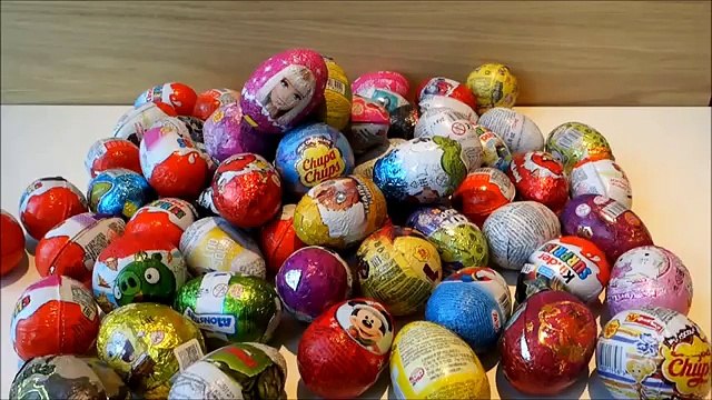 150 Surprise Eggs from Disney, Pokemon, TMNT, Minions, Angry Birds Chupa Chups