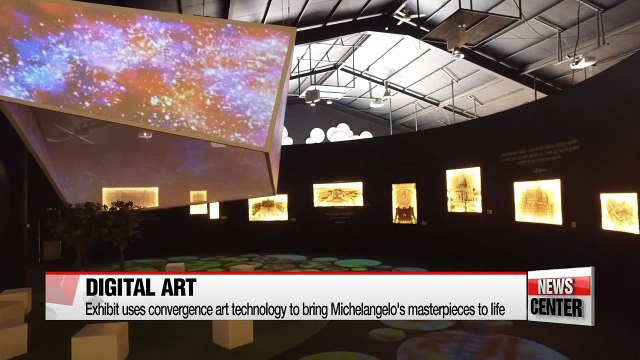 Michelangelo exhibition uses technology to draw viewers closer to art