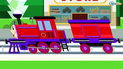 Video herunterladen: Caricaturas de trenes - Trenes infantiles - Dibujos Animados Educativos - Vídeos de Trenes