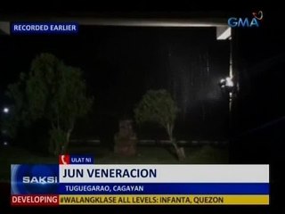 Saksi: Buong Cagayan, wala nang kuryente ngayong gabi dahil sa Super Bagyong Lawin