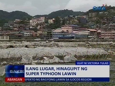 SAKSI: Ilang lugar, hinagupit ng super typhoon Lawin