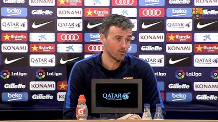 Luis Enrique: “We have to be effective in the league”