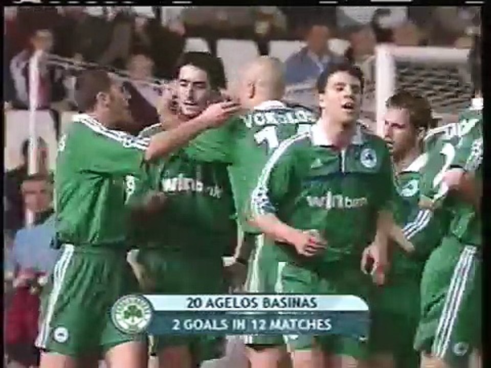 13.03.2001 - 2000-2001 UEFA Champions League 2nd Group Round Group A Matchday 6 Valencia CF 2-1 Panathinaikos FC