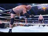 WWE 2017 Goldberg attack Brock Lesnar but see what's happen Undertaker return _ attack Goldberg