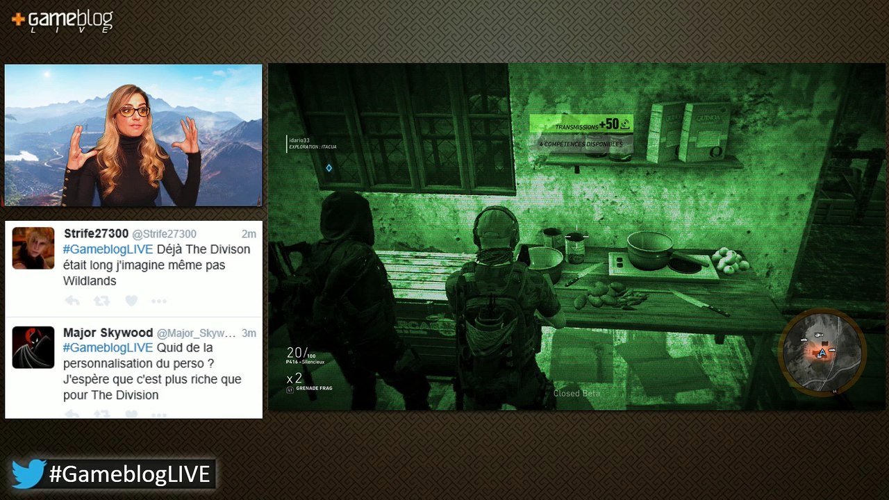 LIVE GHOST RECON WILDLANDS Beta fermée avec Carole