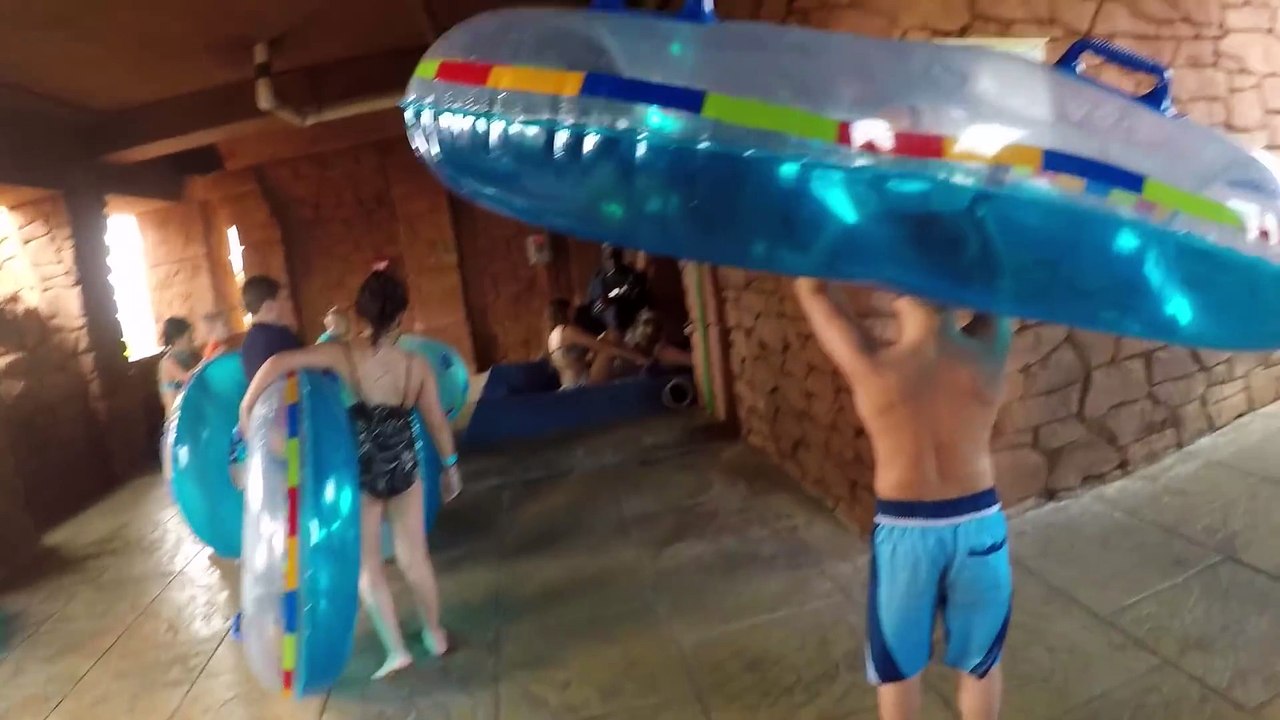 SHARK INSIDE A WATERSLIDE_