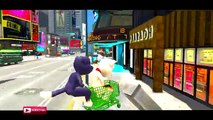 COLORS SHOPPING CART & COLORS TALKING TOM EPIC PARTY NURSERY RHYMES SONGS FOR CHILDREN WITH ACTION