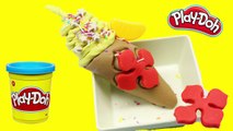 Learn Colors with Play Doh Ice Cream Peppa Pig - play doh mango ice cream cone