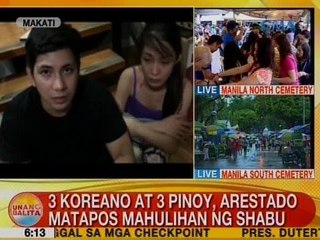 UB: 3 Koreano at 3 Pinoy, arestado matapos mahulihan ng shabu sa Makati