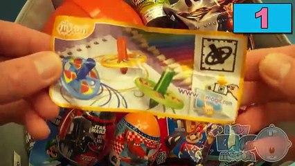 NEW Huge 101 Surprise Egg Opening Kinder Surprise Disney Pixar Cars Minnie Mouse Minecraft