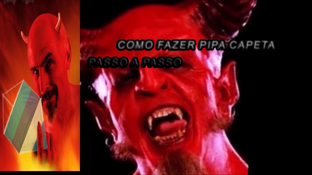 Como fazer pipa capeta passo a passo (Netim do Rélo)