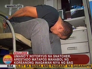 UB: Umano'y notoryus na snatcher, arestado sa Makati City
