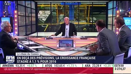 Le choix du Comex: La croissance française stagne à 1,1% pour 2016 - 03/02