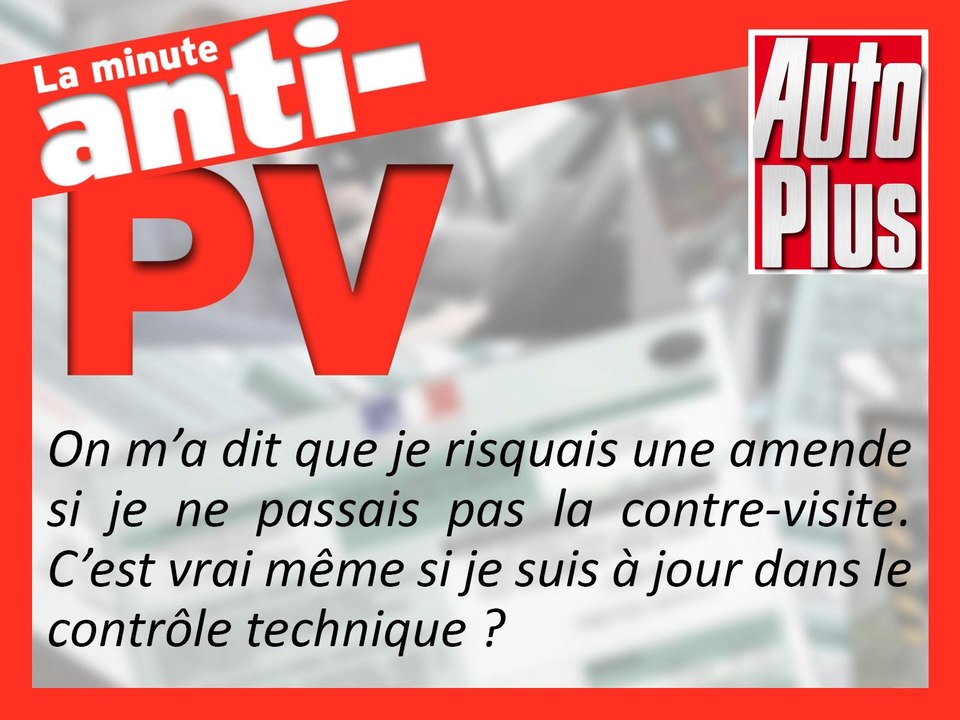 Contrôle technique: délais à respecter à la lettre