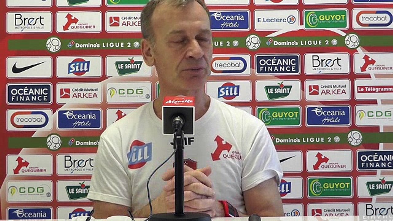 BREST-SOCHAUX : CONFÉRENCE DE PRESSE D'AVANT-MATCH