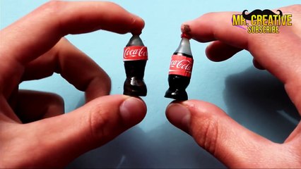 DIY Miniature Coca-Cola bottle-UHCuKcuX9JE
