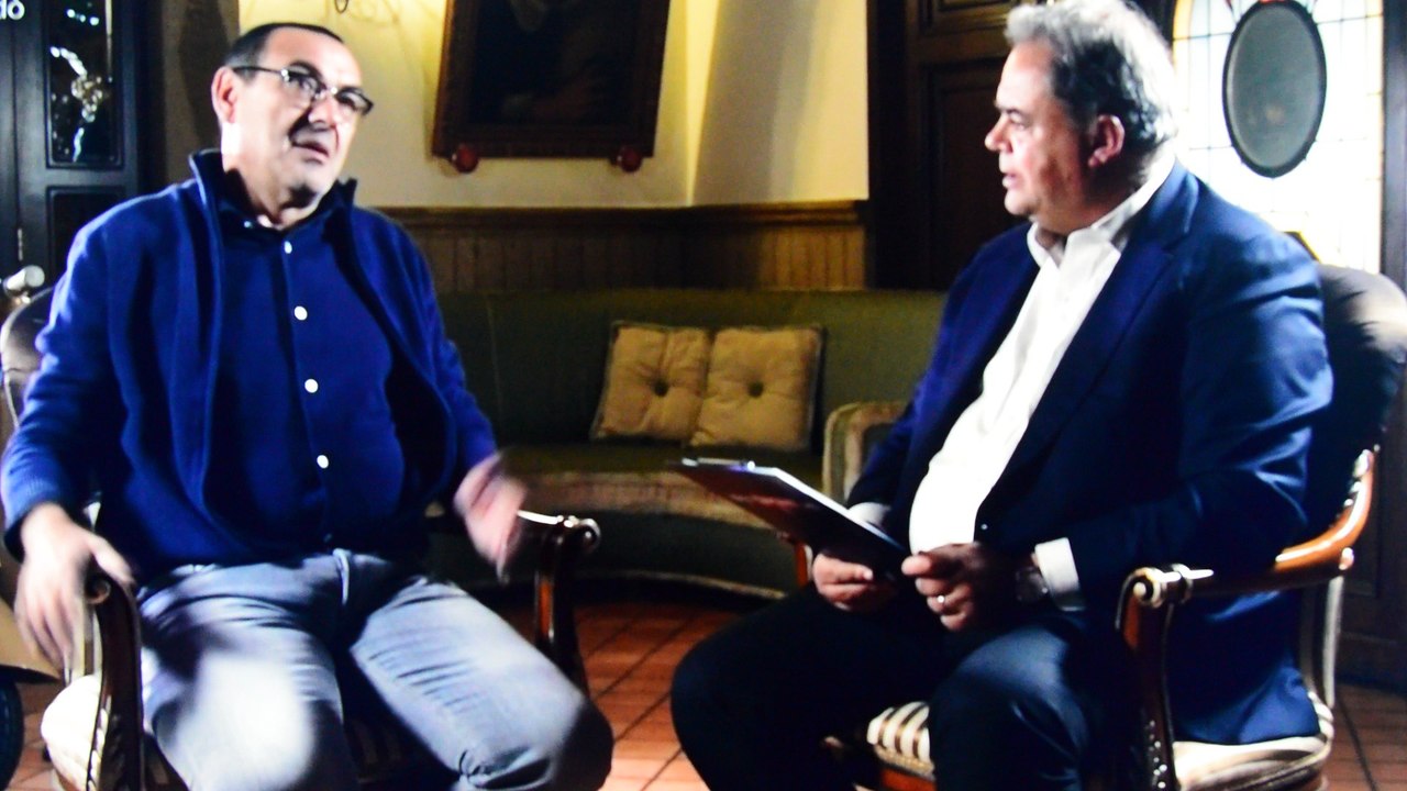 Intervista Sarri-Mister Condò Esclusiva Sky  03/02/2017 Prima Parte