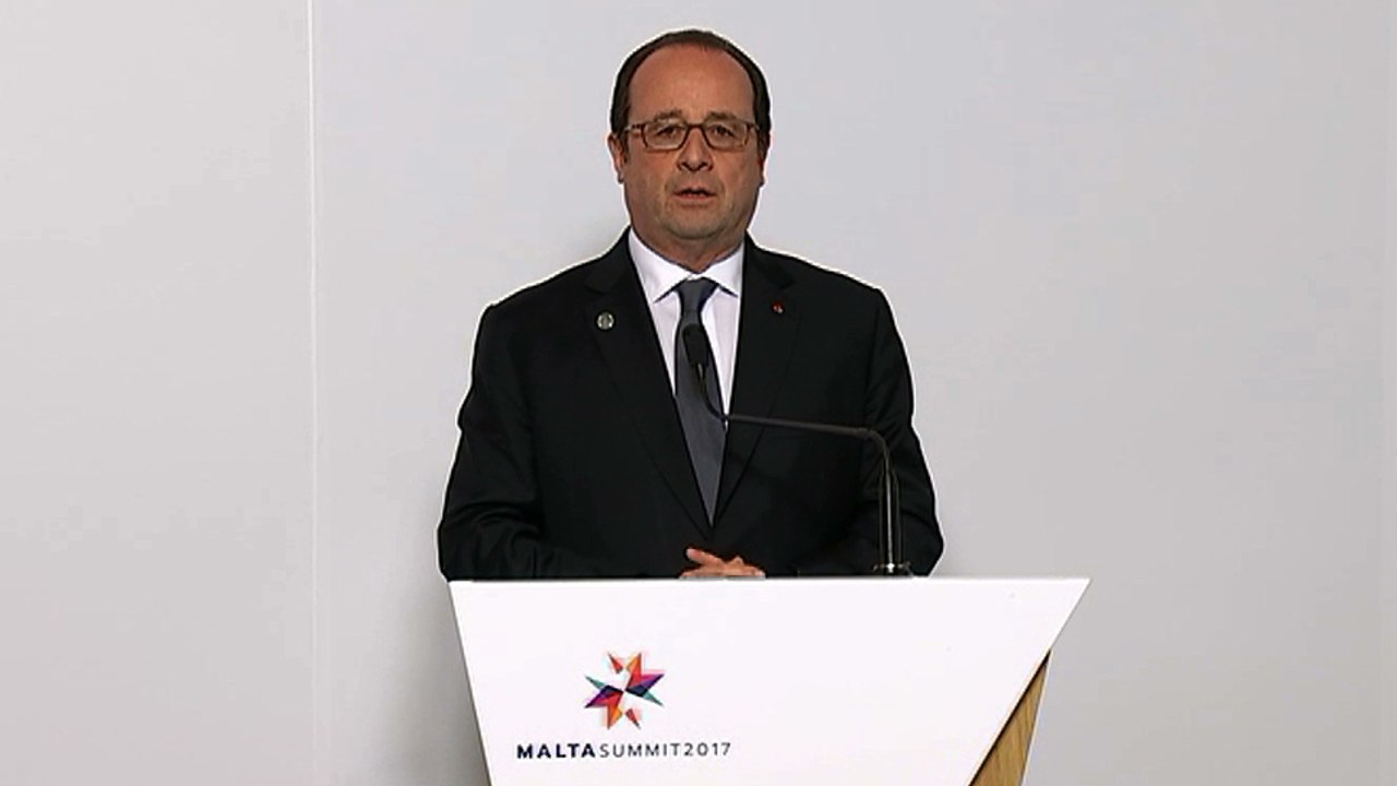 Conférence de presse à l'issue du Sommet de Malte