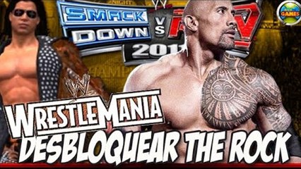 WWE Desbloquear The Rock SvR 2011 Westlemania - Principal